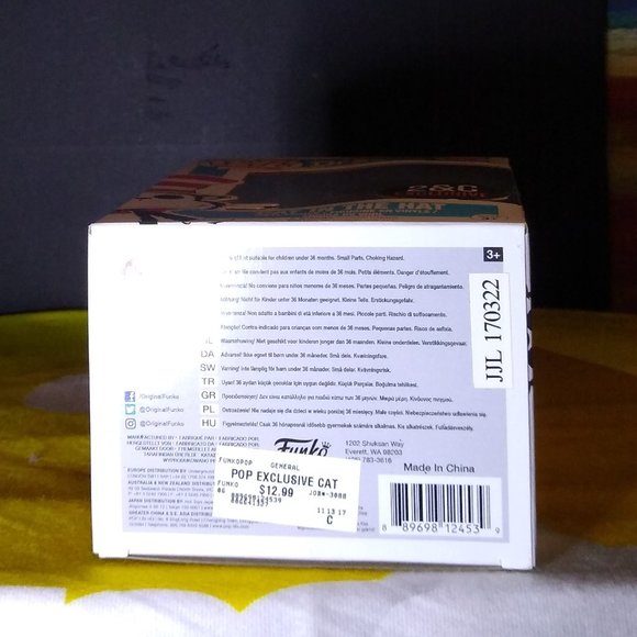 Cat In The Hat Ad Icons BAM 2nd & Charles Exclusive Funko Pop 09 NIB - Picture 3 of 4